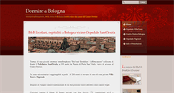 Desktop Screenshot of dormireabologna.com